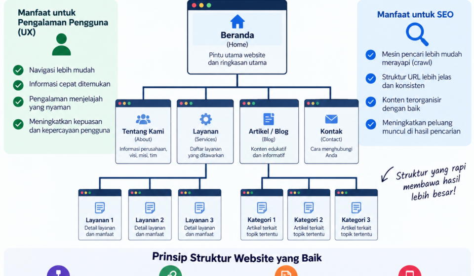 struktur website