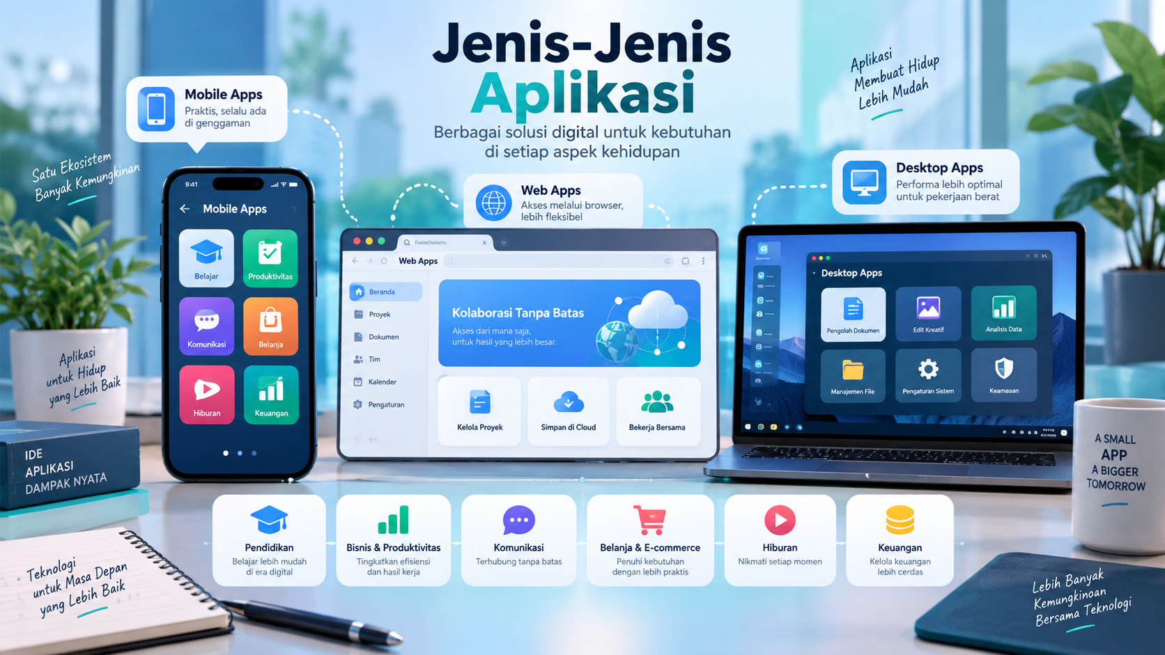 Jenis-Jenis Aplikasi dan Contohnya dalam Kehidupan Sehari-hari