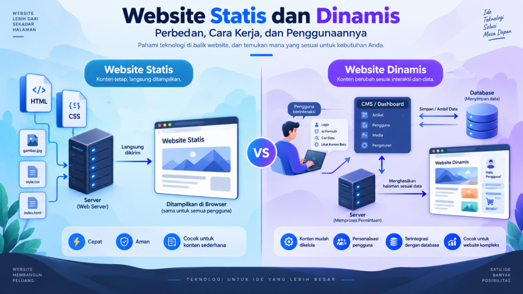 website statis dan dinamis