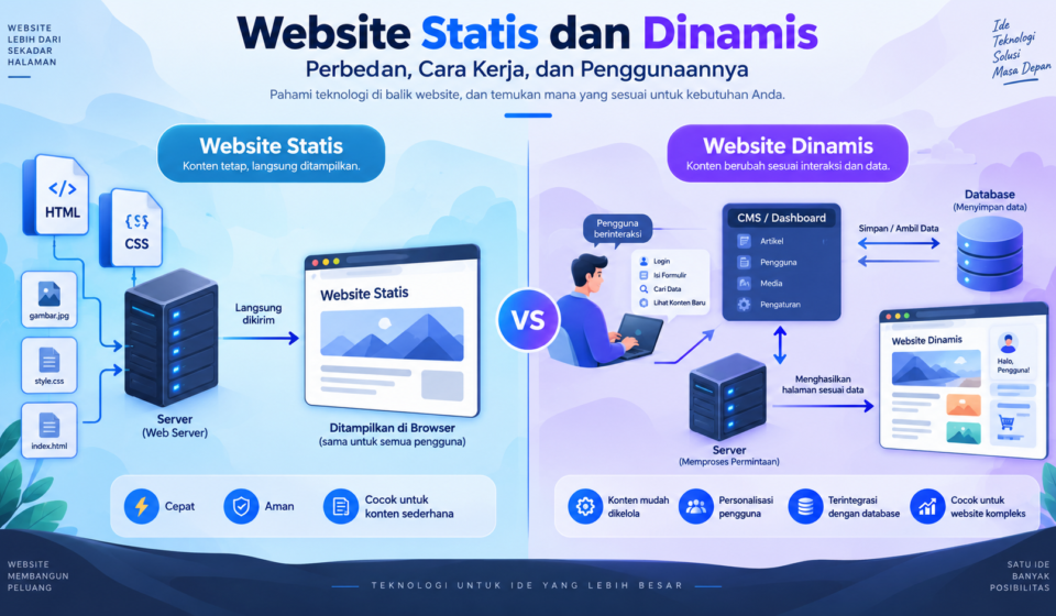 website statis dan dinamis