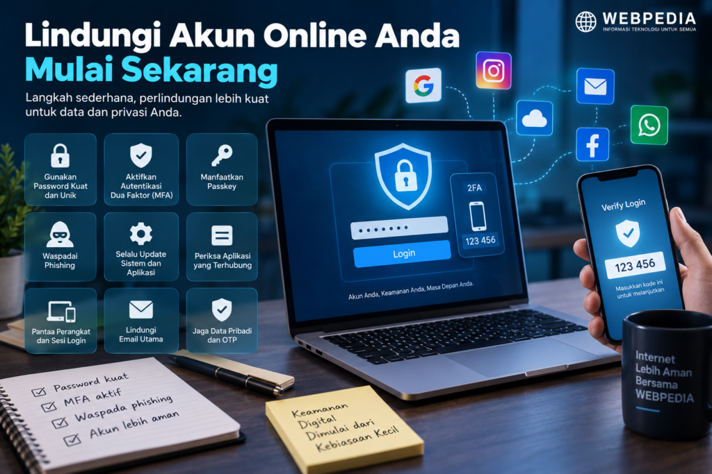 cara meningkatkan keamanan akun online
